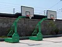 供应移动仿液压篮球架配有轮子湖北武汉佳美体育器材销售中心