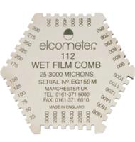 Elcometer112AL铝制湿膜梳