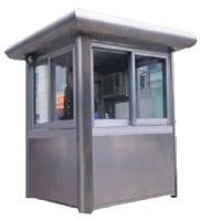 供应不锈钢警务亭-不锈钢小区亭-不锈钢站岗亭