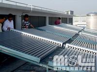 松江太阳能生产厂家太阳能热水器工程