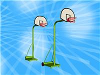 休闲式篮球架图片，休闲式篮球架供应商