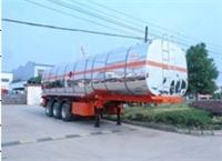 供应55方化工液体运输半挂车/50吨化工液体运输车