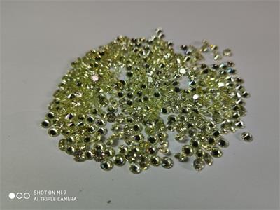 供应橄榄绿圆形光一面石 宏旺宝石 欢迎来样订做与加工