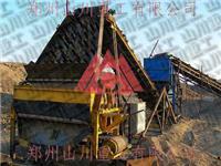 新疆砂铁矿机器，移动砂铁矿设备，河南干砂矿磁选机-