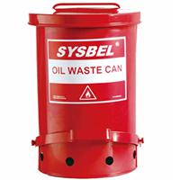 供应油渍废弃物防火垃圾桶 油污防火桶 易燃物垃圾桶21加仑/79.5升