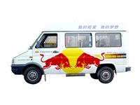 企业单位配送车 车体广告杭州汇亨车体广告专业制作