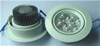 Supply 4W, 8W, 4 * 3W Ceiling shell; white LED downlight housing piece lens; black / gold ceiling light fittings manufacturers