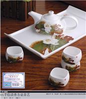 供应精美骨质瓷手绘茶具餐具