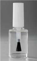 供应玻璃甲油瓶，玻璃瓶，玻璃瓶配毛刷盖