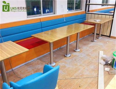 优质人造石餐桌，大理石餐桌，快餐桌椅量身定制工厂