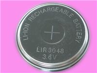 供应国产LIR3048钮扣电池