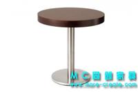 供应金属台脚西餐桌咖啡桌实木餐桌圆形餐桌