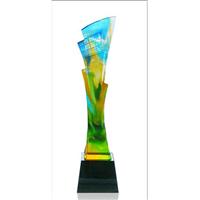 Versorgung Glas Handwerk Glas-Troph?en, brillante Troph?e