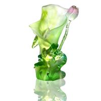 Pour alimenter en verre artisanat soutiennent vase