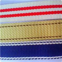 淮安织带厂直销间色织带|花色跳线织带|腰带织带