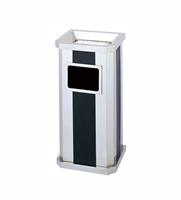 Inquiries stainless steel beveled black stripe Price ￥ Jiangsu trash bins manufacturers' custom floor ash barrels