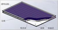 供应 平板太阳能热水器 平板太阳能集热器 平板太阳能热水系统