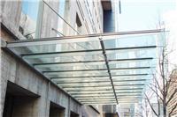 供应苏州钢结构雨棚玻璃钢化雨棚