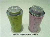 供应焊接咖啡铁罐，咖啡包装铁盒，广东深圳咖啡粉包装铁罐生产厂家