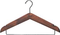 Supplying ladies wooden hangers, wood material, physical high-grade appearance, professional design and production