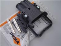 供应德国 REMA 320A 150V DIN连接器母头 电动叉车电池充电插头接插件