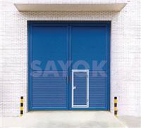 Supply distribution door, transformer room doors, power distribution room folding doors
