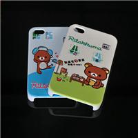 供应iPhone4浮雕小熊保护套，苹果单底手机壳