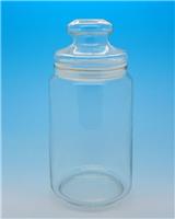 供应玻璃密封瓶，玻璃食物罐，圆形玻璃密封瓶