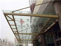 供应玻璃雨棚 上海大型钢结构玻璃雨棚/精美欧式玻璃雨蓬
