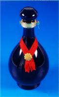 供应醴陵瓷器 醴陵釉色陶瓷酒瓶 蓝釉陶瓷瓶