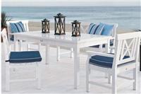 供应誉全户外家具｜白色优雅时尚套桌椅｜YQ01-39