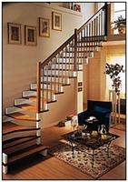 供应家用楼梯 实木楼梯制作 复式房实木楼梯 罗曼系列