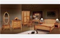 杭州藤木家具厂价直销现代实木双人床1.8米卧室组合3061