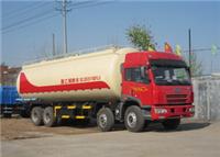 供应解放粉粒物料运输车/40吨散装水泥运输车价格