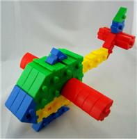 供应童心积木拼插儿童玩具 幼儿园塑料早教益智玩具 批发积木