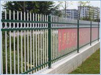 多颜色搭配的公园锌钢护栏小区锌钢围栏网款式多样厂家生产