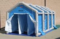 Continental, American people decontamination tent