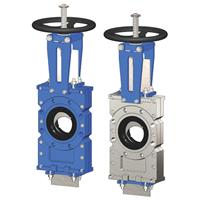 Bidirectional transmission knife gate valve