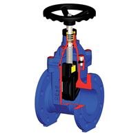 Soft sealing gate valve