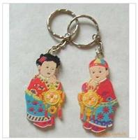 Chinese New Year fête de fournitures PVC Keychain Charme