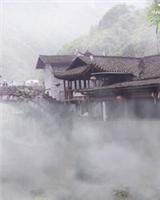 Chengdu artificial fog landscape