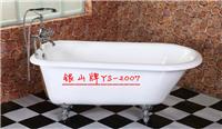 供应银山卫浴豪华浴缸 独立式铸铁浴缸