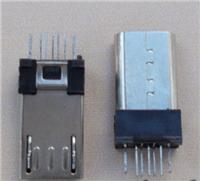 Micro USB公头夹板/插板立式特殊型加长9.0 带地脚