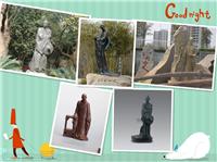 供应古代人物雕塑，八大山人物雕塑，园林景观装饰