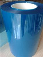 供应铝箔复合用轻剥离50um蓝色pet单硅离型膜