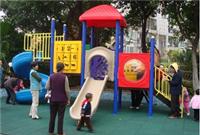 深圳幼儿园组合滑梯及安全地垫