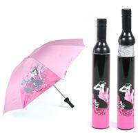 供应批发酒瓶伞、口红伞 、创意时尚广告伞 灯光伞