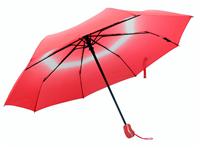 厂家直销自动创意伞 三折双层安全自开收抗风防晒晴伞 折叠雨伞