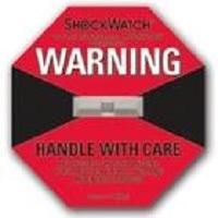 供应美国SHOCKWATCH LABEL50G红色物流监控器 防冲击标签 冲击指示器