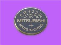 MITSUBISHI三菱CR1220纽扣电池，锂锰电池